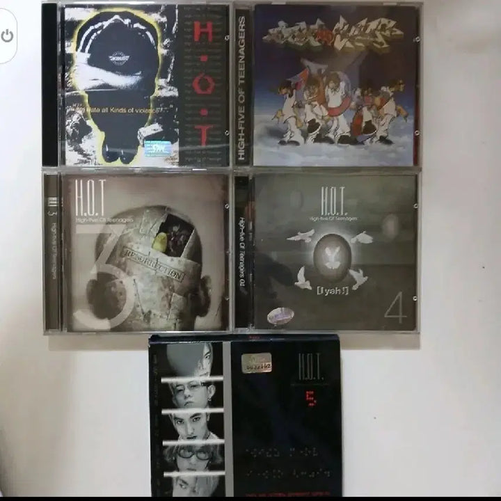[BUNJANG] H.O.T. 1st &amp; 2nd, 3rd, 4th, 5th Album CD Set / H.O.T. CD