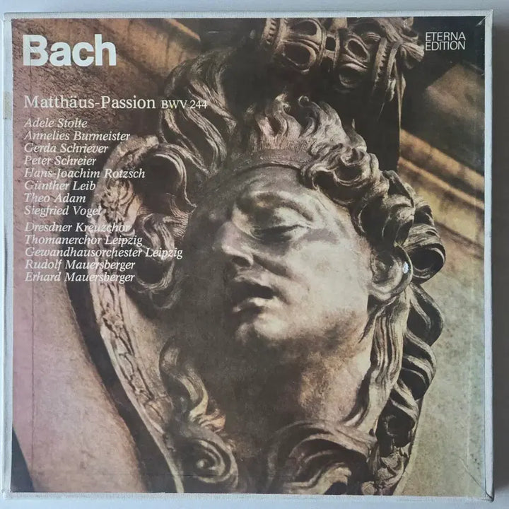 [BUNJANG] Bach St. Matthew Passion BWV 244 4LP Box Set (Eterna Edition) / 마우에스베르거 형제 - 바흐  마태수난곡 4LP 박스 (Eterna)