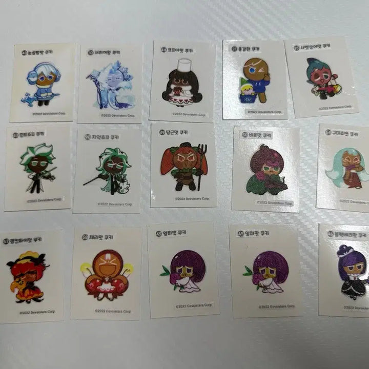[BUNJANG] Cookie Run, Pokemon, MapleStory 15 Types Seal Stickers &amp; 141 Ttibu-sils Bundle Set / 쿠키런 씰 스티커 15종, 포켓몬, 메이플 띠부실 일괄 141개