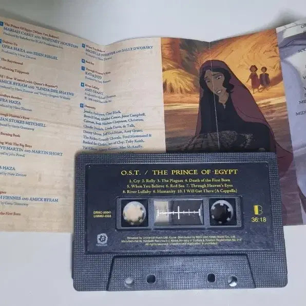 [BUNJANG] The Prince of Egypt OST Cassette Tape / 이집트 왕자 OST (카세트테이프)