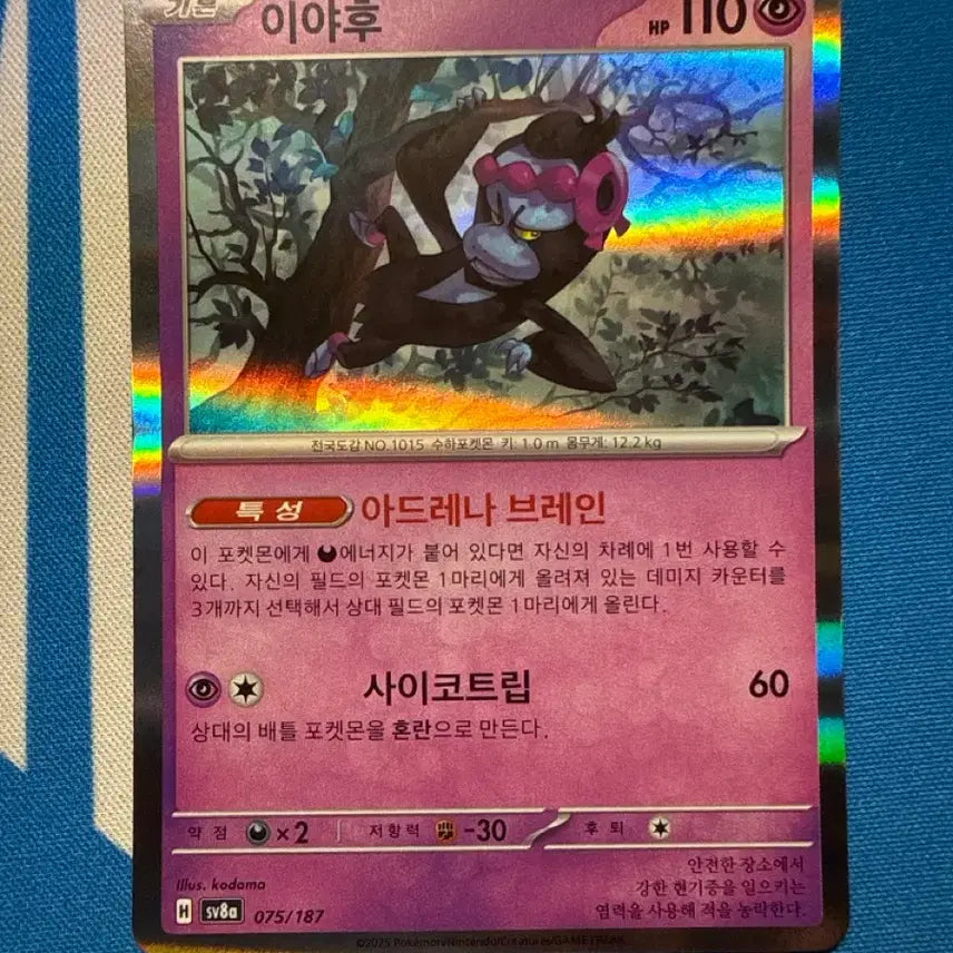 [BUNJANG] Pokemon Card - Yiya-hu / 포켓몬카드 이야후