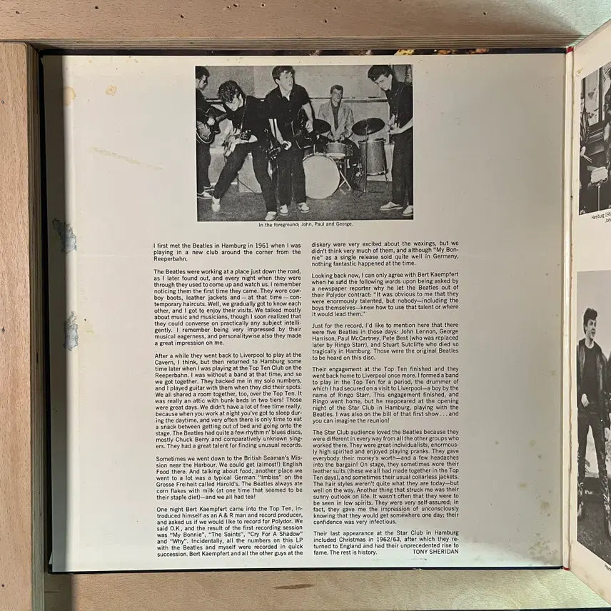 [BUNJANG] The Beatles In The Beginning 1973 Japanese LP / The Beatles 일본 1973년 LP