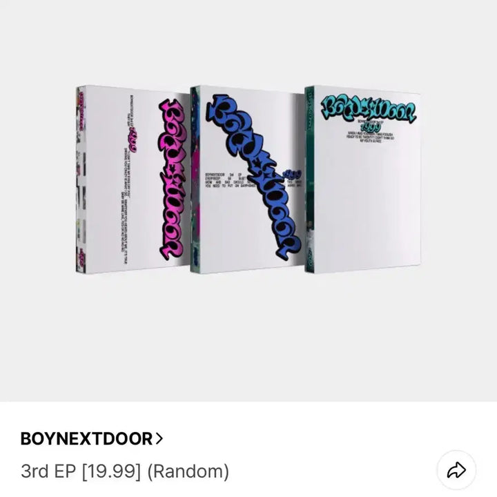 [BUNJANG] BOYNEXTDOOR 3rd EP Nice Ver. / 보이넥스트도어 3집 EP [19.99] nice ver.