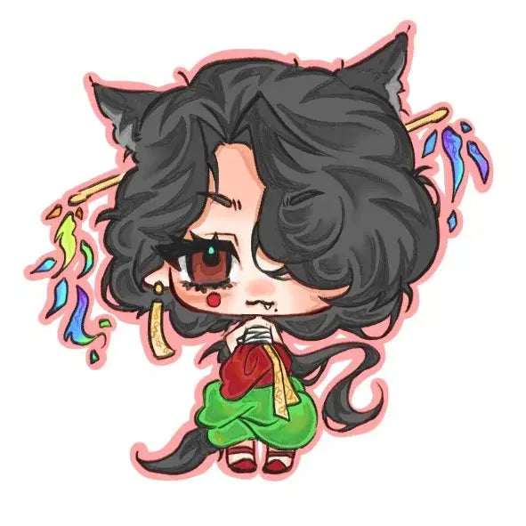 [BUNJANG] Custom SD Full Body Illustration Commission / [ 스ㅌㅣ커 ]  커미션