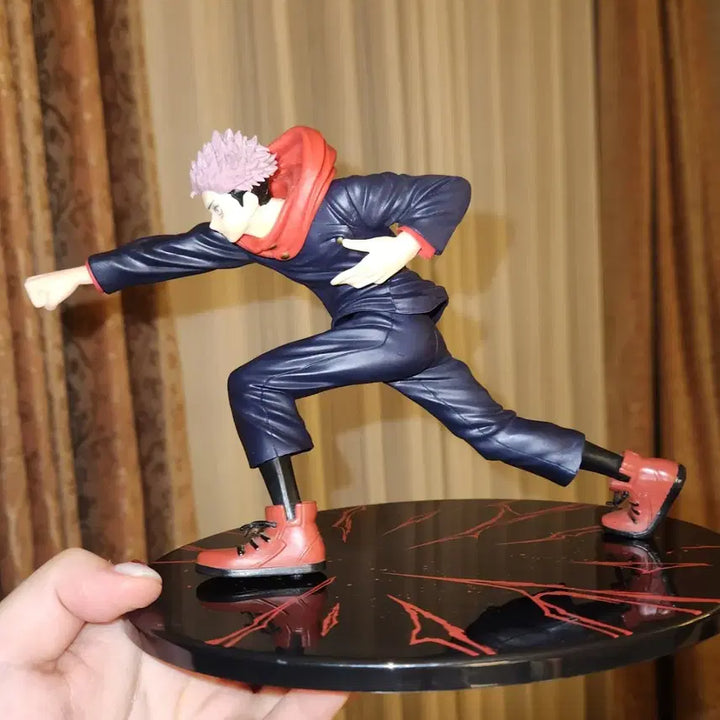 [BUNJANG] Jujutsu Kaisen Itadori Yuji Black Flash Figure / 주술회전 전력조형 이타도리 유지 흑섬 피규어