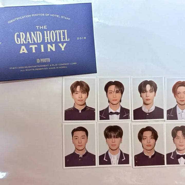 [BUNJANG] ATEEZ ATINY 6th Membership Kit Portrait Set / 에이티즈 ATEEZ 6기 멤버십 키트 증명사진 세트