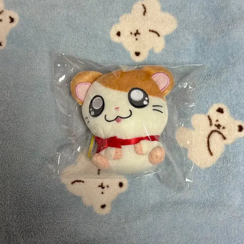 [BUNJANG] Happy Hamuhamu Hamtaro Mascot Plush Doll / 방가방가 햄토리 HAPPY HAMUHAMU 마스코트 인형