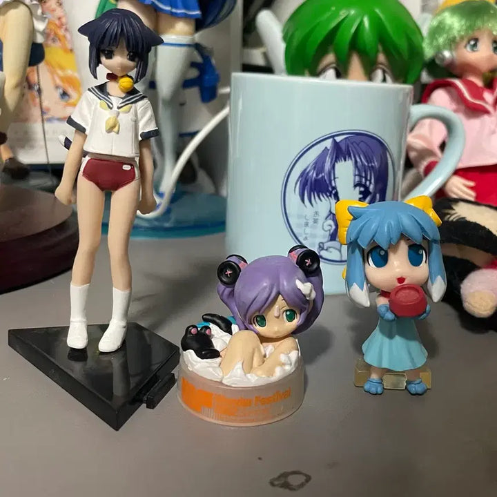 [BUNJANG] Classic Beautiful Girl Trading Figure 3-Piece Bundle Set / (일괄) 트레이딩 피규어 3개 세트 고전 미소녀