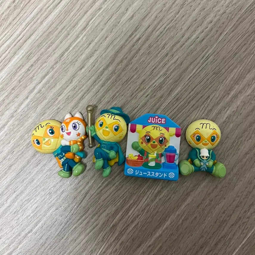 [BUNJANG] Anpanman Melon Bread Classic Figure Set / 호빵맨 메론빵 고전 피규어 세트