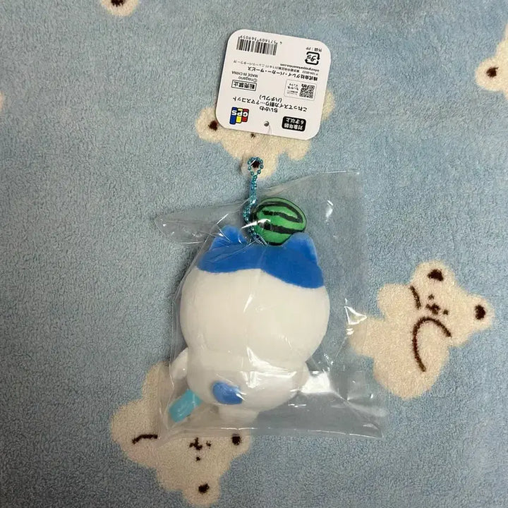 [BUNJANG] Chiikawa Watermelon Breaking Hachiware Mascot / 치이카와 수박깨기 하치와레 마스코트