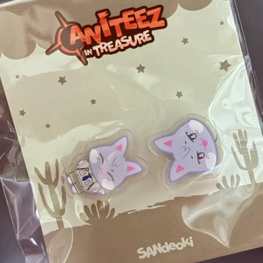 [BUNJANG] Ateez Aniteez San Duckie Sticker Set / (가격내림)에이티즈 ATEEZ 애니티즈 산덕이 스티콘