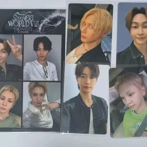 [BUNJANG] SHINee My Shiny World Megabox Four-Cut Photo Set + 4 Photocards Bundle Set / 메가박스 마이샤이니월드 네컷사진 + 포카4인 일괄