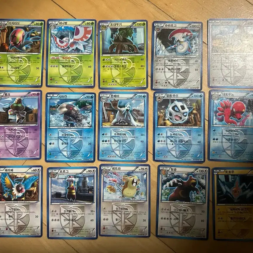 [BUNJANG] Pokemon BW Plasma Gang 2013 Trading Cards (15 pcs) / 포켓몬 B/W 카드 플라스마단 2013 15장