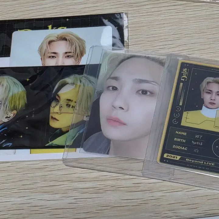 [BUNJANG] SHINee Key GROKS ID Card Film Set (Full Components) / 샤이니 키 그록스 아이디카드 필름 세트 풀구성품