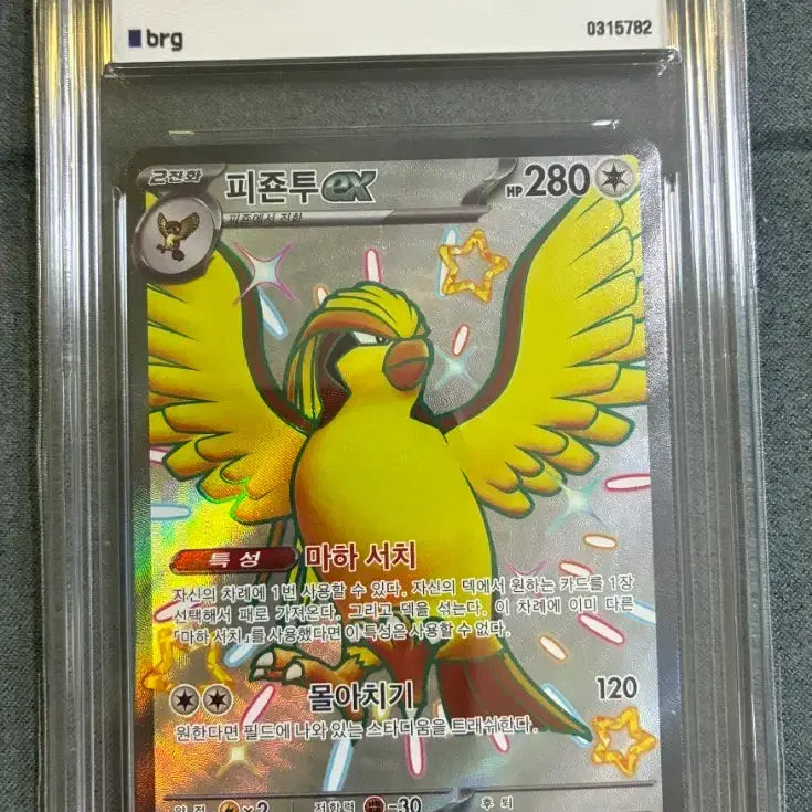 [BUNJANG] Pokémon TCG Pidgeot ex SSR Card / 포켓몬 카드게임 피죤투 ex SSR brg9