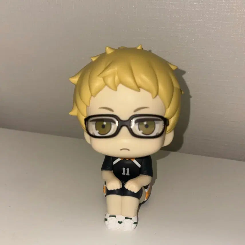 [BUNJANG] Haikyuu!! Tsukishima Kei Uniform Look Up Figure / 하이큐 츠키시마 경기복 룩업 (방석X)