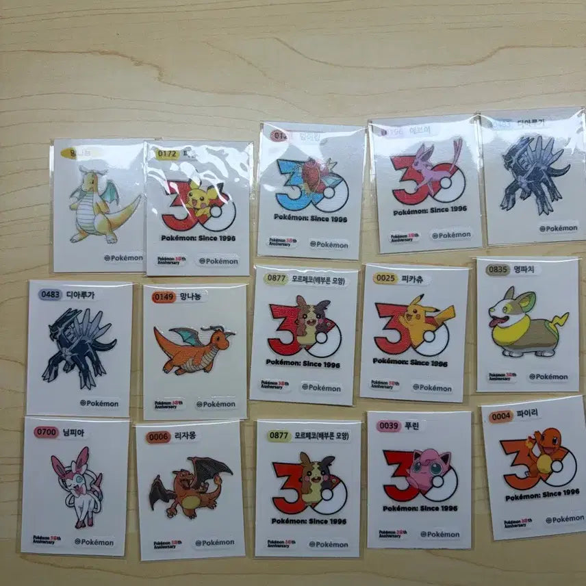 [BUNJANG] Pokemon Sticker Collection / 포켓몬 카드 띠부띠부씰