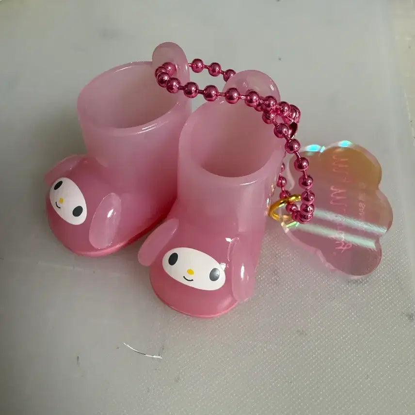 [BUNJANG] Sanrio Sweet Train My Melody Boots / 산리오 스위트레인 장화 마이멜로디 양도