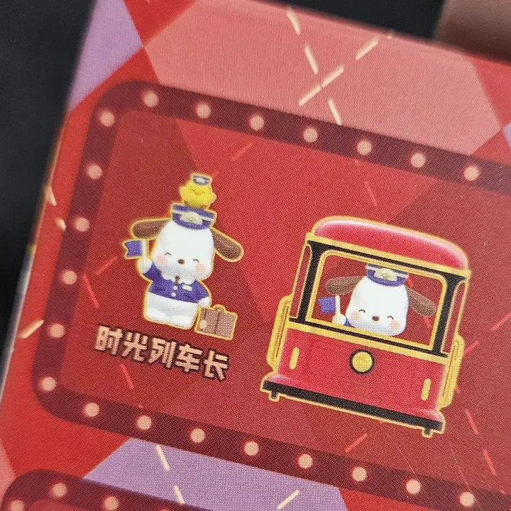 [BUNJANG] Top Toy Sanrio Pochacco Retro Time Train Figure / 탑토이 산리오 포차코 레트로 타임 트레인 피규어