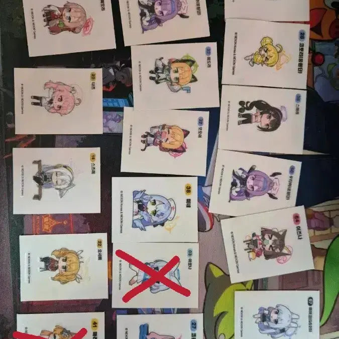 [BUNJANG] Blue Archive Sticker Collection / 블루아카이브 띠부씰 처분합니다