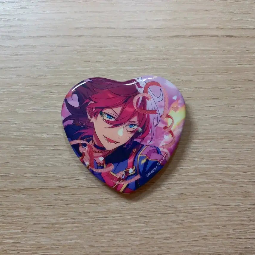 [BUNJANG] Ensemble Stars Ibara White Day Heart Can Badge / 앙스타 이바라 화이트데이 하트캔뱃지