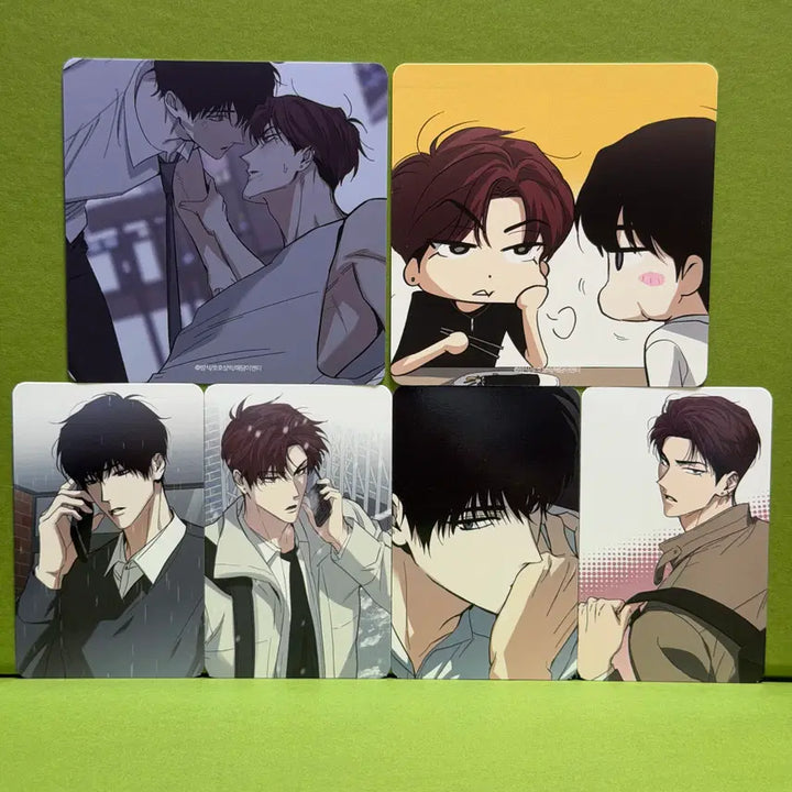 [BUNJANG] Square Coaster Set (2 types) &amp; Random Photocard Set (4 types) / 호호상박 사각 코스터 2종, 일반 랜덤 포토카드 4종