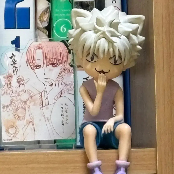 [BUNJANG] Hunter x Hunter Killua Goods Set: Name Badge, License Card / 헌터x헌터 키르아 굿즈 세트 이름 뱃지 일본 직구 뱃지 라이센스증