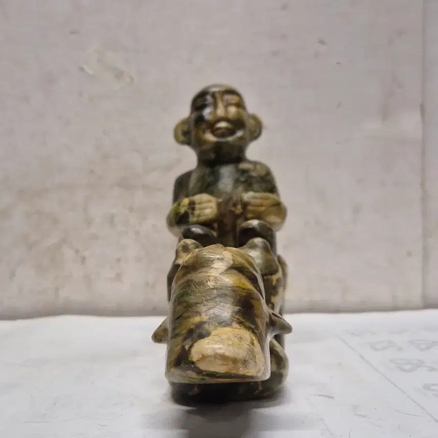 [BUNJANG] Hongshan Culture Hongshan Jade (Hongshan Gangok) Ancient Totem/Ritual Culture Male and Female Figure AG-035 / 홍산문화 홍산옥(홍산 강옥) (토템/제사문화)(고대인 남녀) AG-035