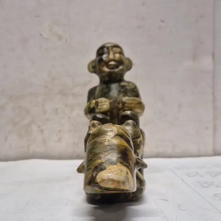 [BUNJANG] Hongshan Culture Hongshan Jade (Hongshan Gangok) Ancient Totem/Ritual Culture Male and Female Figure AG-035 / 홍산문화 홍산옥(홍산 강옥) (토템/제사문화)(고대인 남녀) AG-035