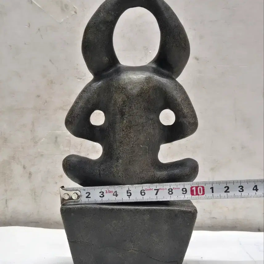 [BUNJANG] Hongshan Culture Black Jade with Magnetic Properties (Totem/Ritual Culture) (Sun God/Deity) / 자석이 붙는 홍산문화 흑피옥 (토템/제사문화)(우신/태양신) by-258