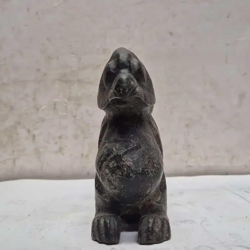 [BUNJANG] Hongshan Culture Black Jade with Magnetism (Phoenix/Dragon Totem) / 자석이 붙는 홍산문화 흑피옥 (토템문화) (봉황/저룡) (bv-082)