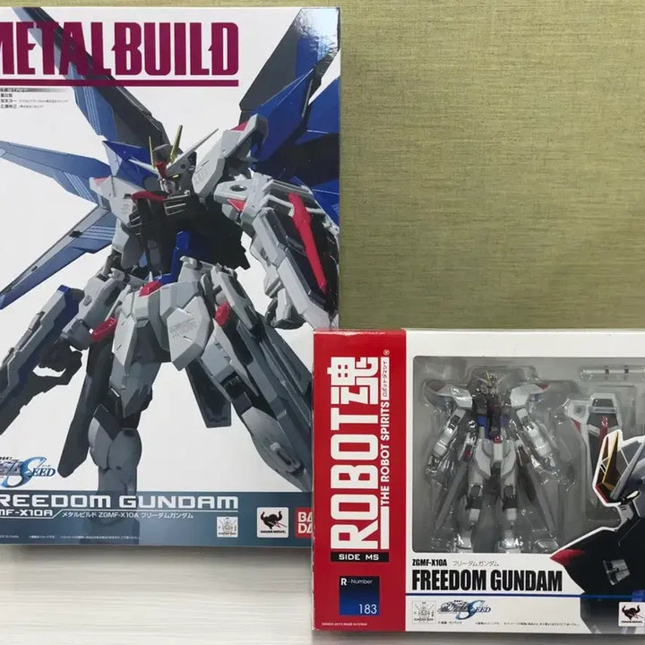 [BUNJANG] Bandai Korea Metal Build Freedom Gundam + Robot Damashii Set / 반다이 코리아 zgmf-x10a 메탈빌드 프리덤 건담 + 로보트혼 세트
