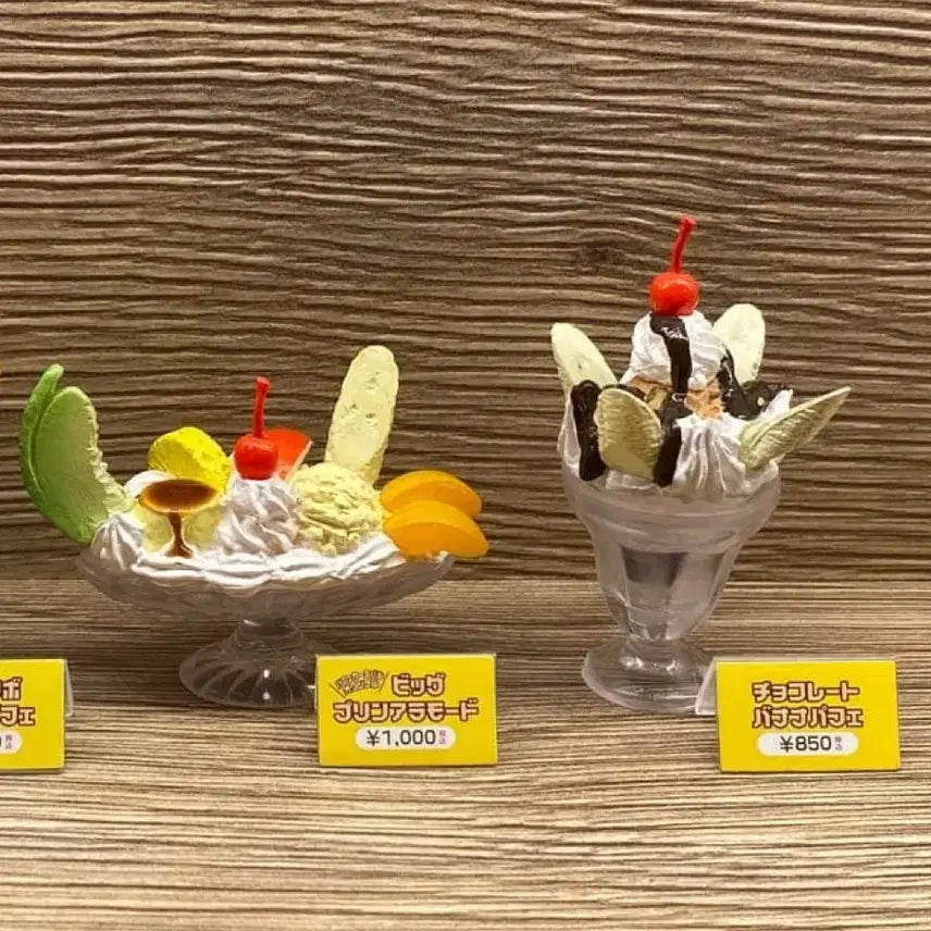 [BUNJANG] Re-Ment Parfait "Kissa Ten" Pudding Miniature Food Kit / 파르페 리멘트 파르페 식완 파르페 가챠 파르페 아라모드 킷사텐 푸딩