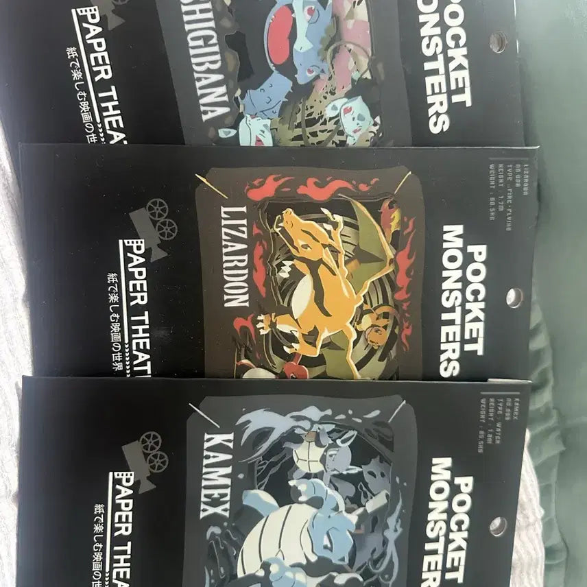 [BUNJANG] Pokemon Starting Paper Theater Set / 포켓몬 스타팅 페이퍼 시어터 팝니다