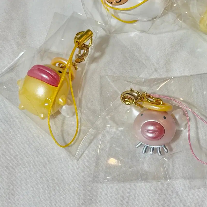 [BUNJANG] Tamagotchi Trading Mascot Strap Keychain Bundle Set / 일괄 텐시치 다마고치 트레이딩 마스코트 스트랩 키링 메지루시