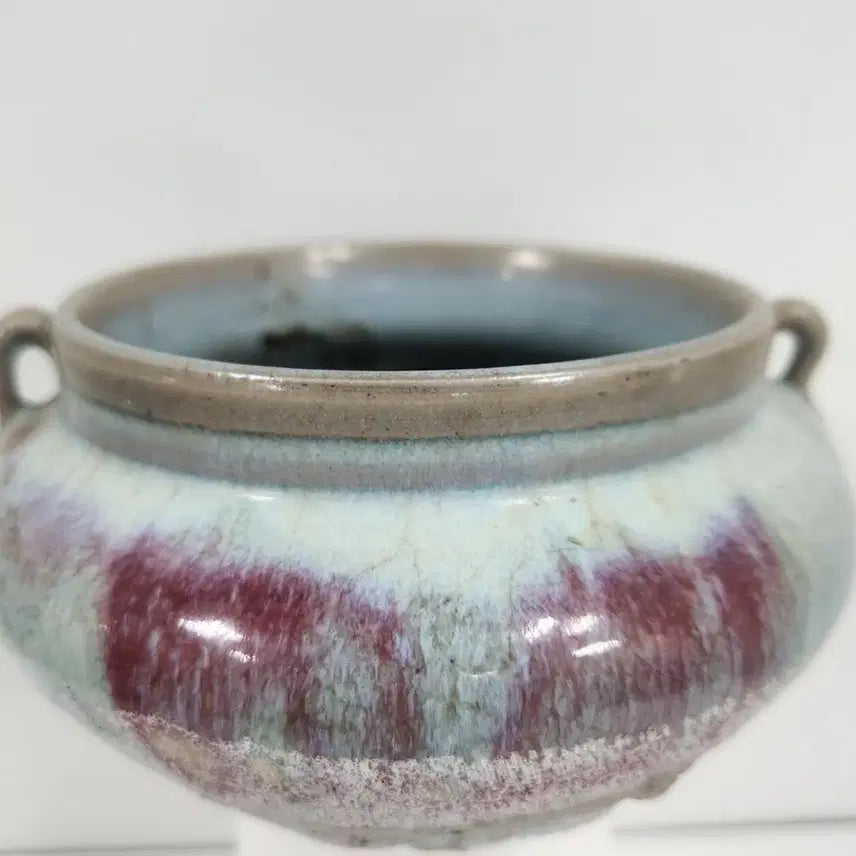 [BUNJANG] Song Dynasty Jun Ware Celadon Porcelain Incense Burner / 중국도자기                송대 균요 양게 향로