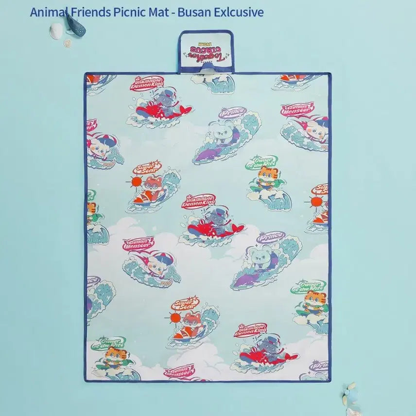 [BUNJANG] T1 Busan Base Camp Picnic Mat Animal / 티원 부산 베이스캠프 피크닉 매트 애니멀