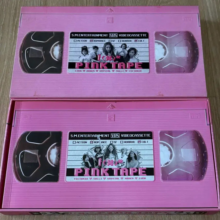 [BUNJANG] f(x) Pink Tape Mini Album CD / 중고 에프엑스 F(x) 2집 정규앨범 핑크 테이프 CD