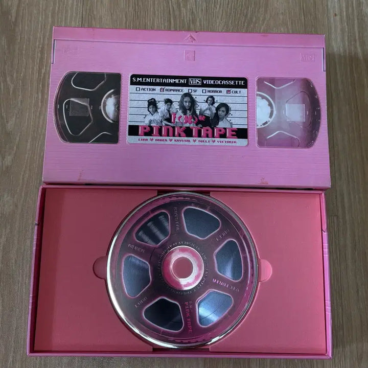 [BUNJANG] f(x) Pink Tape Mini Album CD / 중고 에프엑스 F(x) 2집 정규앨범 핑크 테이프 CD