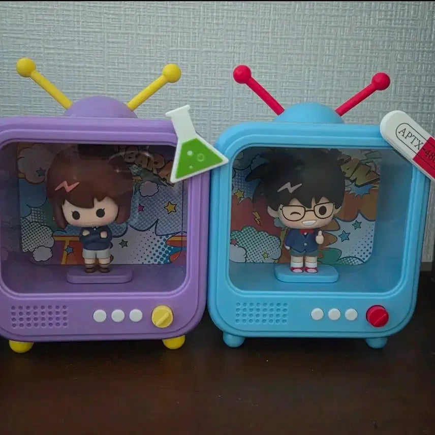 [BUNJANG] Detective Conan Q Edition LED TV Figures Set of 4 / 명탐정 코난 Q 에디션 TV LED 피규어 4종 일괄