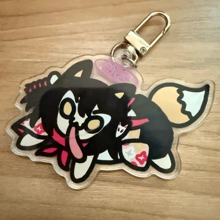 [BUNJANG] Blue Archive Izuna Keychain 2 Piece Set / 블루아카이브 끾뀪이 이즈나 키링 2개 세트