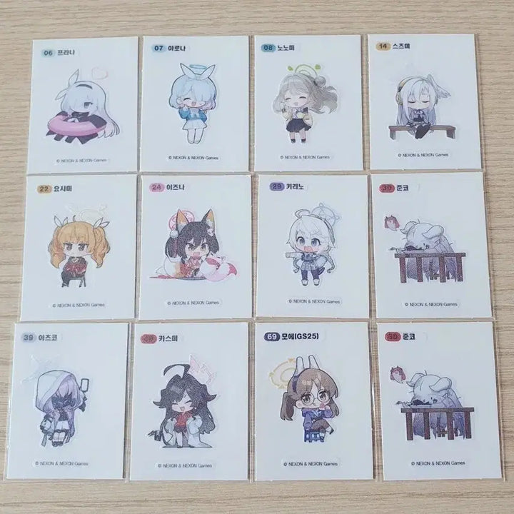 [BUNJANG] Blue Archive Slap Sticker / 블루아카 띠부씰