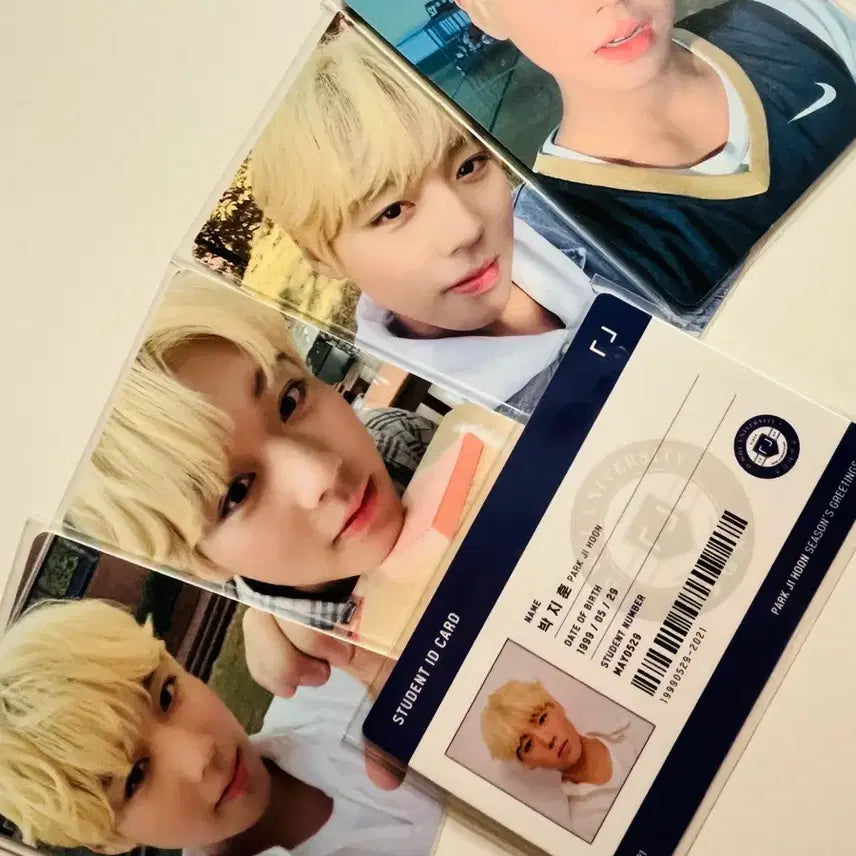 [BUNJANG] Park Ji Hoon Student ID Photocard / 박지훈 굿즈