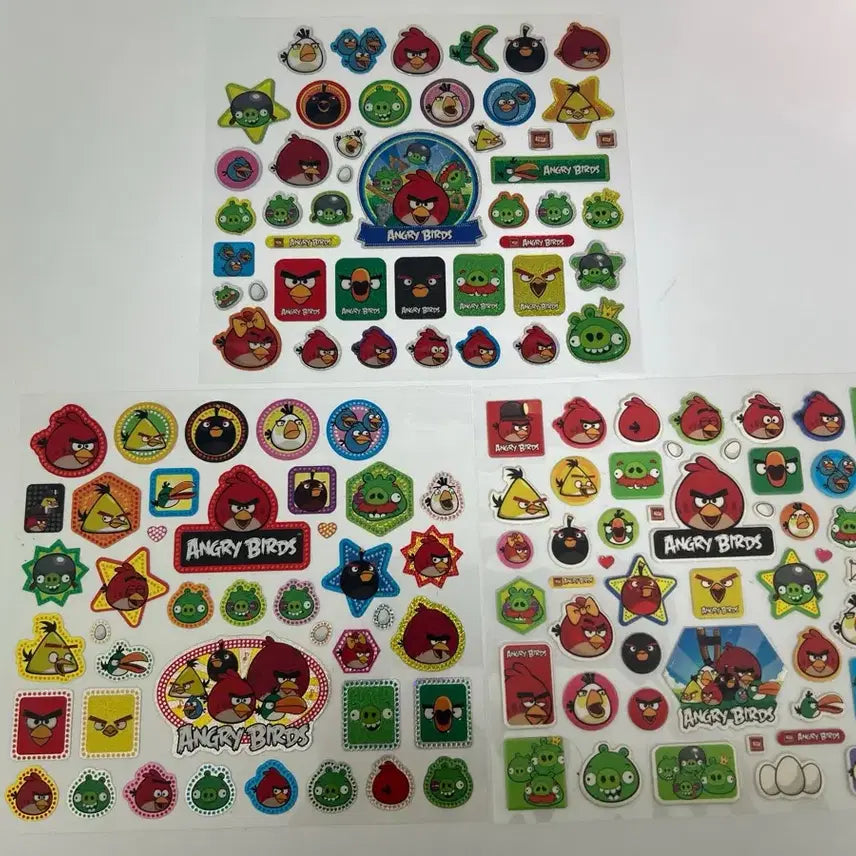 [BUNJANG] Angry Birds Sticker Bundle / 고전문구 앵그리버드 스티커