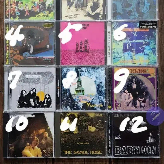 [BUNJANG] Psych, Prog, Folk, Hard Rock CD Collection / psych / prog / folk / hardrock cd 모음