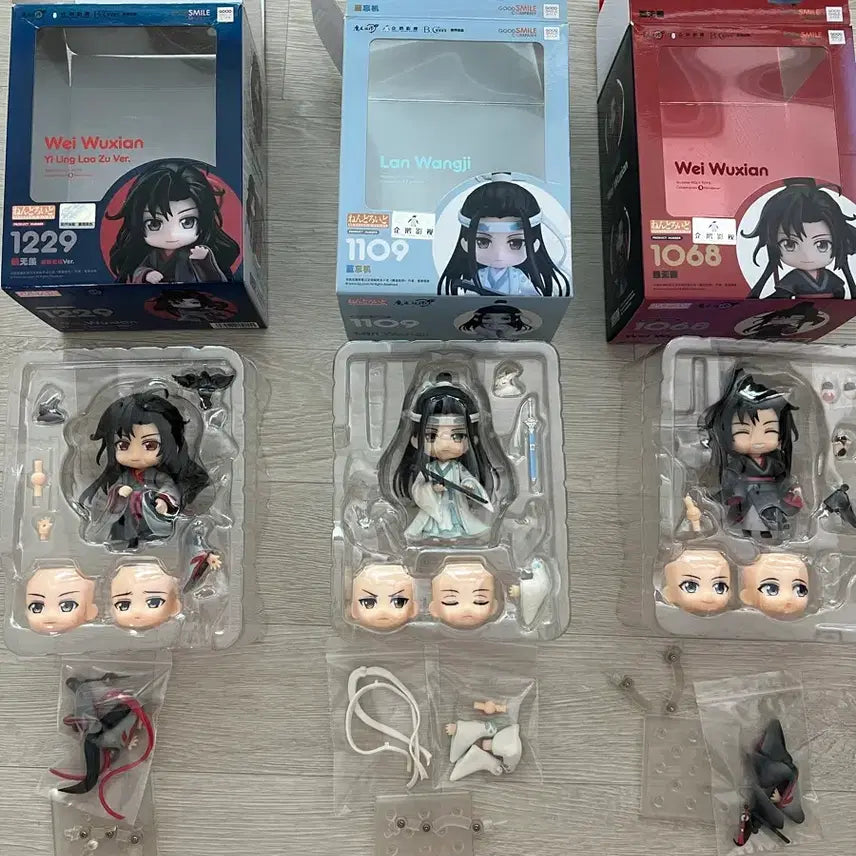 [BUNJANG] The Master of Diabolism Nendoroid Wei Wuxian &amp; Lan Wangji Bundle Set / 마도조사 넨도로이드 이릉노조 위무선 남망기 일괄판매