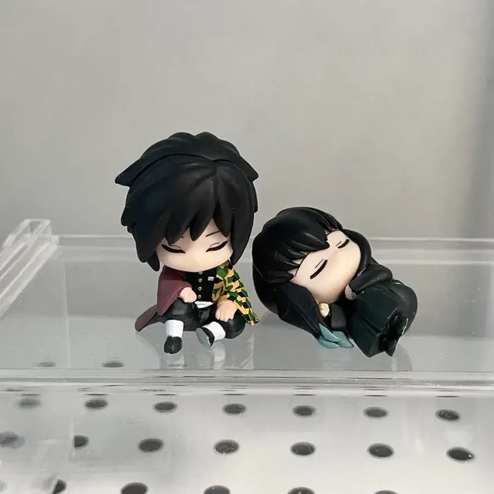 [BUNJANG] Demon Slayer Muichiro Tokito &amp; Giyu Tomioka Nemurasetai Gacha Figure Set / 귀멸의 칼날 피규어 무이치로 기유 네무라세타이 가챠