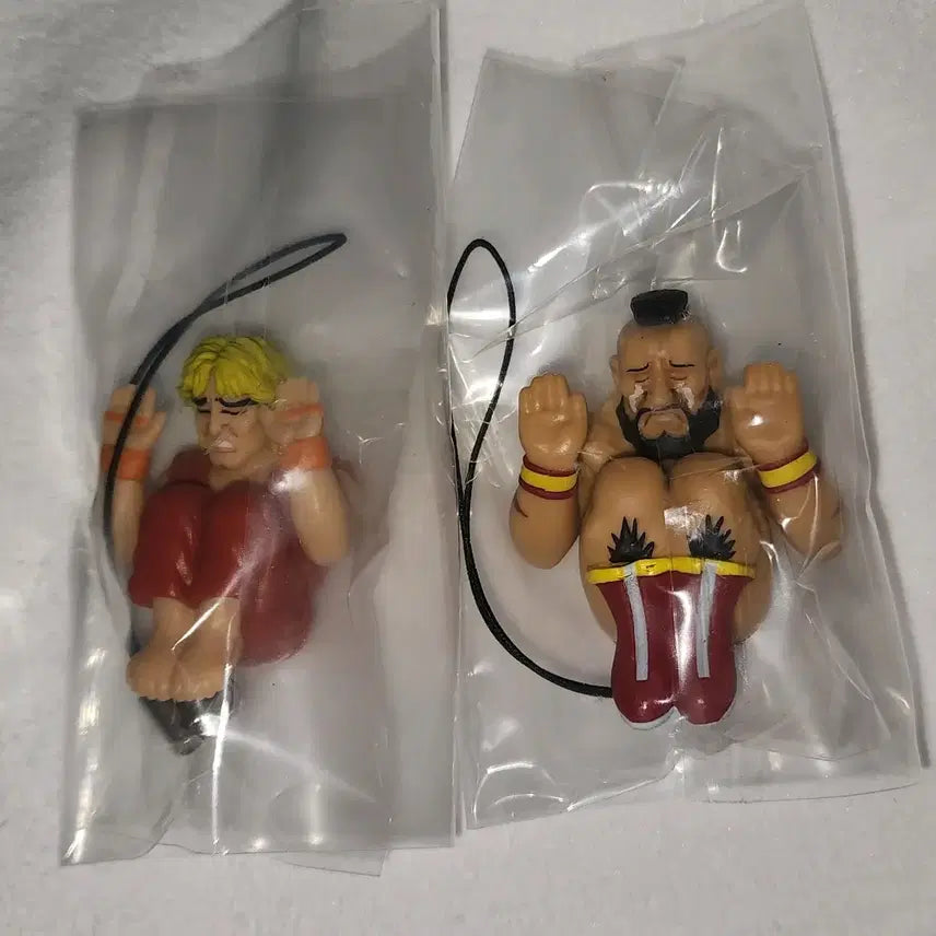 [BUNJANG] Street Fighter Ken &amp; Zangief Dogeza Gacha Bundle Set / (일괄) 스트리트파이터 켄 장기에프 도게자 가챠