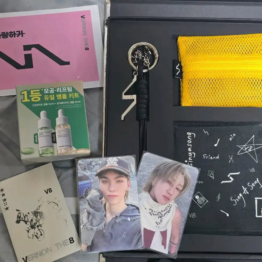 [BUNJANG] SEVENTEEN V8 Vernon The8 Pre-Recording Broadcast Kit Photocard Full Set / 세븐틴 V8 버논 디에잇 사녹 공방 역조공 키트 포카 풀세트
