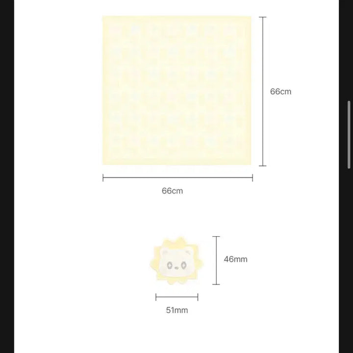 [BUNJANG] Taeyang Goods Bandana and Wappen Set / 태양 굿즈 반다나 와펜 세트